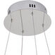 Canada LED 6 inch Chrome Flush Mount Ceiling Light